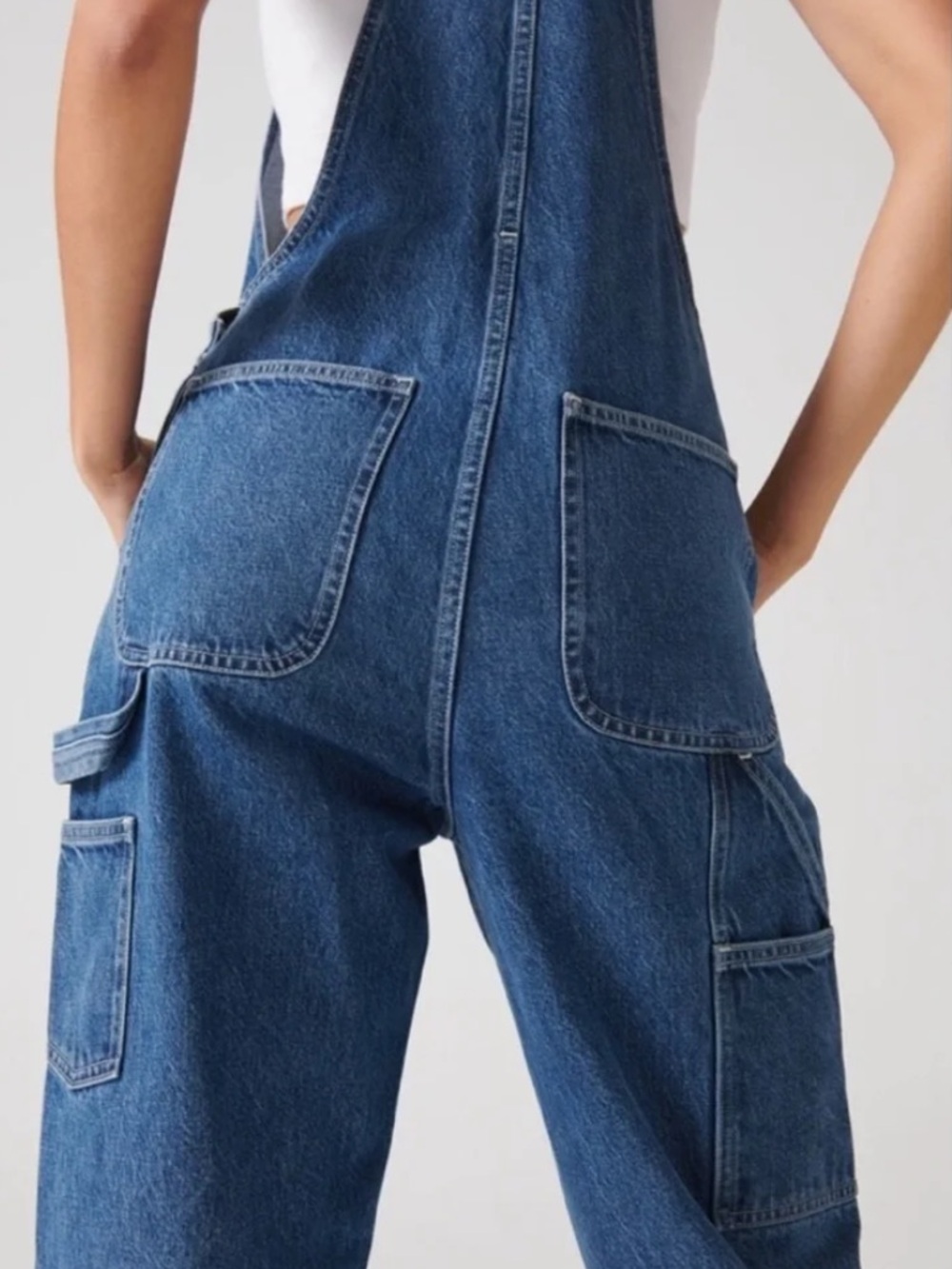 Sunday Best Overheard Overalls Dungarees Now and Forever Medium Indigo Wash - Picture 5 of 14